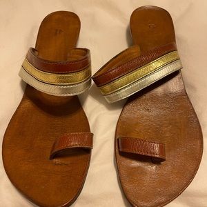Handmade leather sandals
